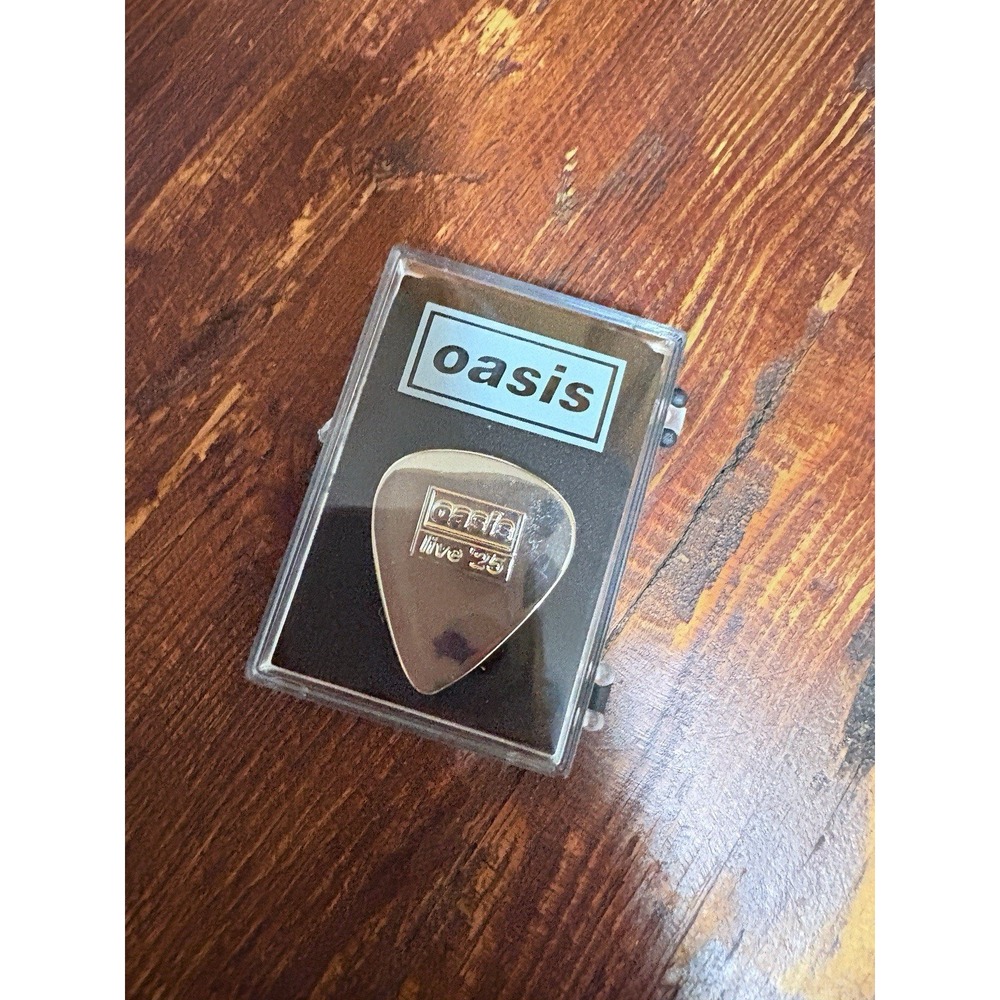 Exclusive Oasis VIP Guitar Pick 2025 Concert Tour Merchandise